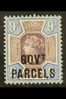 OFFICIAL GOVERNMENT PARCELS 1887-90 9d Dull Purple & Blue "GOVT. PARCELS" Overprint, SG O67, Fine Mint, Very Fresh. For  - Altri & Non Classificati