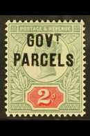 OFFICIAL GOVERNMENT PARCELS 1891-1900 2d Grey-green & Carmine "GOVT. PARCELS" Overprint, SG O70, Fine Mint, Very Fresh.  - Other & Unclassified