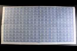 POSTAGE DUES 1968-69 4d Blue, SG D71, Never Hinged Mint COMPLETE SHEET OF 240, Folded Alongside Perforation, Minor Perf  - Altri & Non Classificati