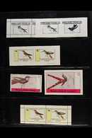 SCOTTISH ISLANDS - BIRDS TOPICALS An All Different 1981-82 Never Hinged Mint Collection Of Local Stamp Issues And Sheetl - Sonstige & Ohne Zuordnung
