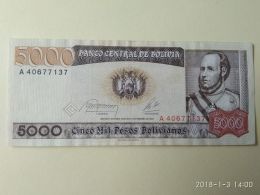 5000 Bolivianos 1984 - Bolivie