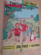 Page De Revue Des Années 60 : SUPERBE COUVERTURE DE LA REVUE  TINTIN : ZIG ET PUCE - Zig Et Puce