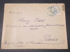 ROUMANIE - Enveloppe De Bucarest Pour Paris En 1894 - L 11131 - Covers & Documents