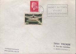 Lettre  Flamme Secap 87 L'Isle 28-5 1976 O= " Gagnez Du Temps Utilisez La Poste Aérienne" Concordante - 1927-1959 Briefe & Dokumente