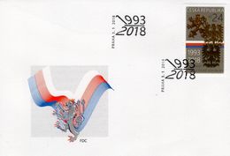 Czech Republic - 2018 - 25th Anniversary Of The Czech Republic - FDC (first Day Cover) - FDC