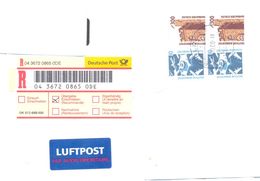 2000. Germany, The Letter Sent By Registered  Post To Moldova - Brieven En Documenten