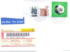 2000. Germany, The Letter Sent By Registered  Post To Moldova - Brieven En Documenten