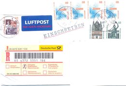 2000. Germany, The Letter Sent By Registered  Post To Moldova - Brieven En Documenten