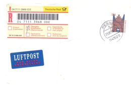 2000. Germany, The Letter Sent By Registered  Post To Moldova - Brieven En Documenten