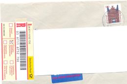 2001. Germany, The Letter Sent By Registered  Post To Moldova - Brieven En Documenten