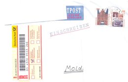2001. Germany, The Letter Sent By Registered  Post To Moldova - Brieven En Documenten