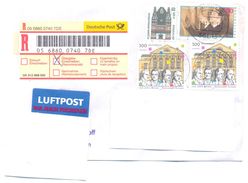 2001. Germany, The Letter Sent By Registered  Post To Moldova - Brieven En Documenten