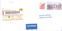 2001. Germany, The Letter Sent By Registered  Post To Moldova - Brieven En Documenten