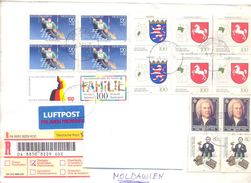 2001. Germany, The Letter Sent By Registered  Post To Moldova - Brieven En Documenten