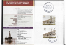 ARGENTINA     2007 The 100th Anniversary Of The Discovery Of Oil And Gas In Argentina Booklet - Booklets