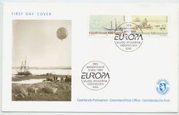 GREENLAND 1994 Europa: Discoveries On FDC.  Michel 247-48 - FDC