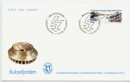 GREENLAND 1994 Buksefjord Hydro Power On FDC.  Michel 246 - FDC