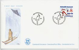 GREENLAND 1994 Winter Olympic Games On FDC.  Michel 243 - FDC