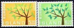 ICELAND # FROM 1962 STAMPWORLD 365-66** - Neufs