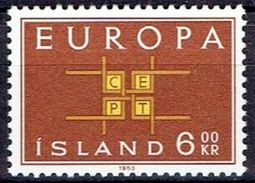 ICELAND # FROM 1963 STAMPWORLD 374** - Unused Stamps