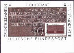BRD FGR RFA - Grundgedanken Der Demokratie (MiNr: 1105/7) 1981 - MC - 1981-2000