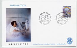 GREENLAND 1992 Anti-cancer Campaign On FDC.  Michel 228 - FDC