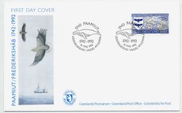 GREENLAND 1992 250th Anniversary Of Paamiut On FDC.  Michel 225 - FDC