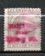 PUERTO RICO   Guerre Alphonse XIII 1898 N°12 - Puerto Rico