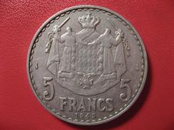 Monaco - 5 Francs 1945 7964 - 1922-1949 Luigi II