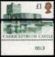 GREAT BRITAIN 1988 Castles £1 Post Office Training Stamps OVPT:1 Bar MARG - Errors, Freaks & Oddities (EFOs