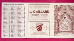 Pazris : Calendrier 1964 L GAILLARD (horloger Bijoutier) (PPP6537) - Kleinformat : 1961-70