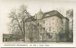 Berlin - Jagdschloss Grunewald - Foto-AK 30er Jahre - Verlag Ludwig Walter Berlin - Grunewald