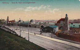 ALLEMAGNE 1912 CARTE POSTALE DE HAMBURG NEUE ST.PAULI LANDUNGSBRÜCKEN - Nord