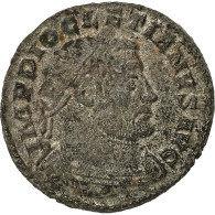 Monnaie, Dioclétien, Follis, Trèves, TTB, Billon, RIC:582a - La Tétrarchie (284 à 307)