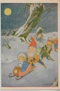 CPA Gnomes Lutin Nain Gnome Non Circulé Souris Mouse - Fairy Tales, Popular Stories & Legends