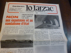 Journal Lo Larzac Gardarem Paysans Comité Millavois Supplément N°13 - Politica