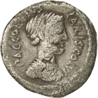 Monnaie, Accoleia, Denier, 43 BC, Rome, TTB, Argent, Crawford:486/1 - República (-280 / -27)