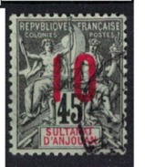 ANJOUAN        N°  YVERT    27    ( 7 )            OBLITERE       ( O   2/31 ) - Used Stamps