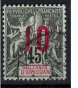 ANJOUAN        N°  YVERT    27    ( 9 )            OBLITERE       ( O   2/31 ) - Usati