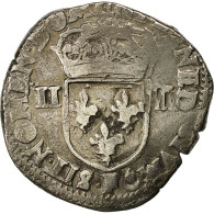 Monnaie, France, Henri IV, 1/4 Ecu, Angers, TB+, Argent, Sombart:4686 - 1589-1610 Henry IV The Great