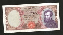 ITALIA - BANCA D'ITALIA - 10000 Lire MICHELANGELO (Firme: Carli / Barbarito - Decr. 27/11/1973) - 10.000 Lire