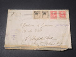 ESPAGNE - Enveloppe Avec Censure De San Sebastien Pour La France En 1939  - L 11204 - Marcas De Censura Republicana