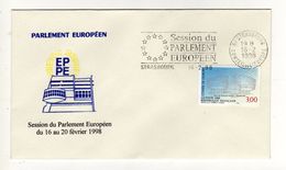 Enveloppe Session Du Parlement Européen Du 16 Au 20 Février 1998 STRASBOURG 16/02/1998 - 2000-2009