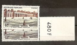 VARIETE N 1059 EN BF  **  1 TB PELOUSE BRUN VIOLET AU LIEU DE VERT - COTE 135 EUROS - TRES VISIBLE AU SCANN - Unused Stamps