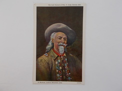 HISTOIRE.POST CARD.WILLIAM F.CODY.BUFFALO BILL. - Other & Unclassified