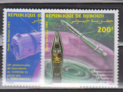 DJIBOUTI       1983        PA        N .  193 / 194     COTE     6 . 65      EUROS        ( S 277 ) - Djibouti (1977-...)