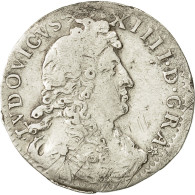 Monnaie, France, Louis XIV, 4 Sols Dits « des Traitants », 4 Sols, 1676 - 1643-1715 Luis XIV El Rey Sol
