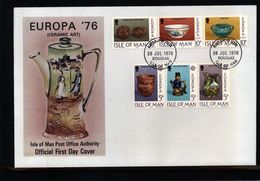 Isle Of Man 1976 Europa Cept FDC - 1976