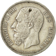 Monnaie, Belgique, Leopold II, 5 Francs, 5 Frank, 1873, TTB, Argent, KM:24 - 5 Francs