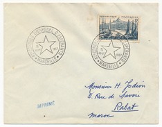 FRANCE - Enveloppe Cachet Temporaire "42eme Congrès Universel D'Espéranto" - Marseille 1957 - Commemorative Postmarks